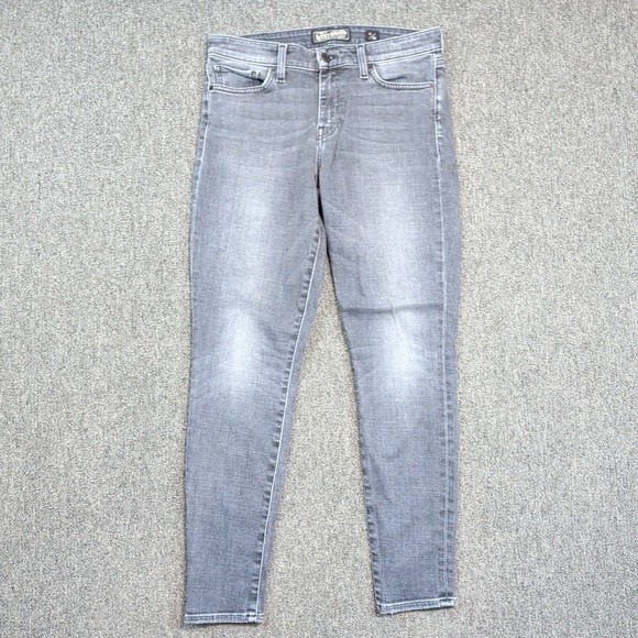 Lucky Brand Ava Skinny Jeans 6/28 Grey Candiani Denim Faded Slim Stretch 7W14261 — photo 2